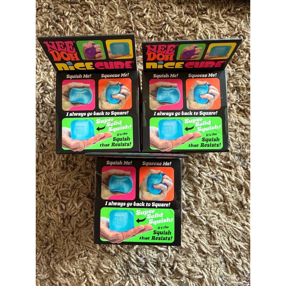 [1 PC] NeeDoh Nice Cube - Sensory Squishy Fidget, Sensory: Toy Assorted Colours - Picture 2 of 4